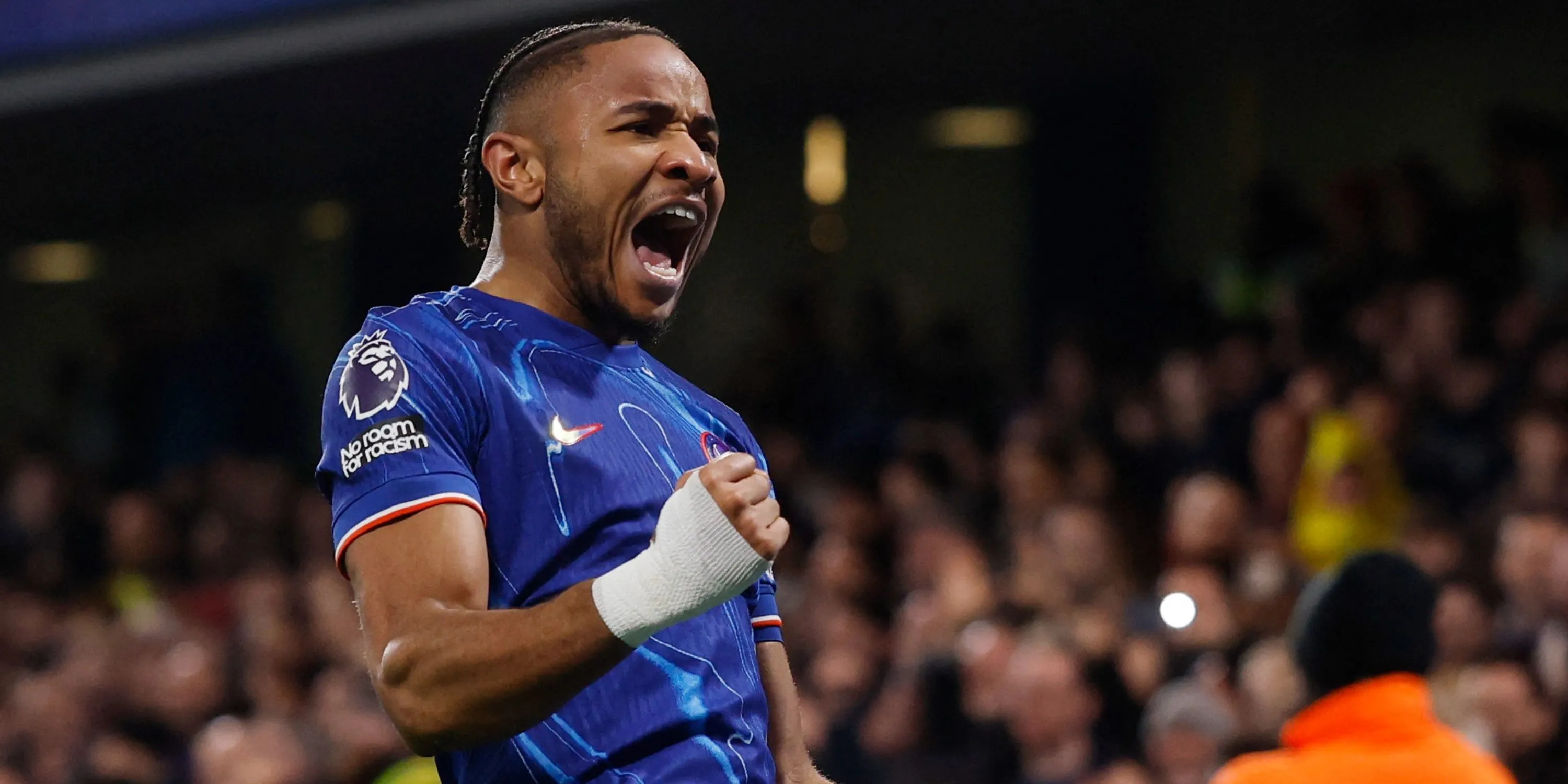 Christopher Nkunku trong màu áo Chelsea