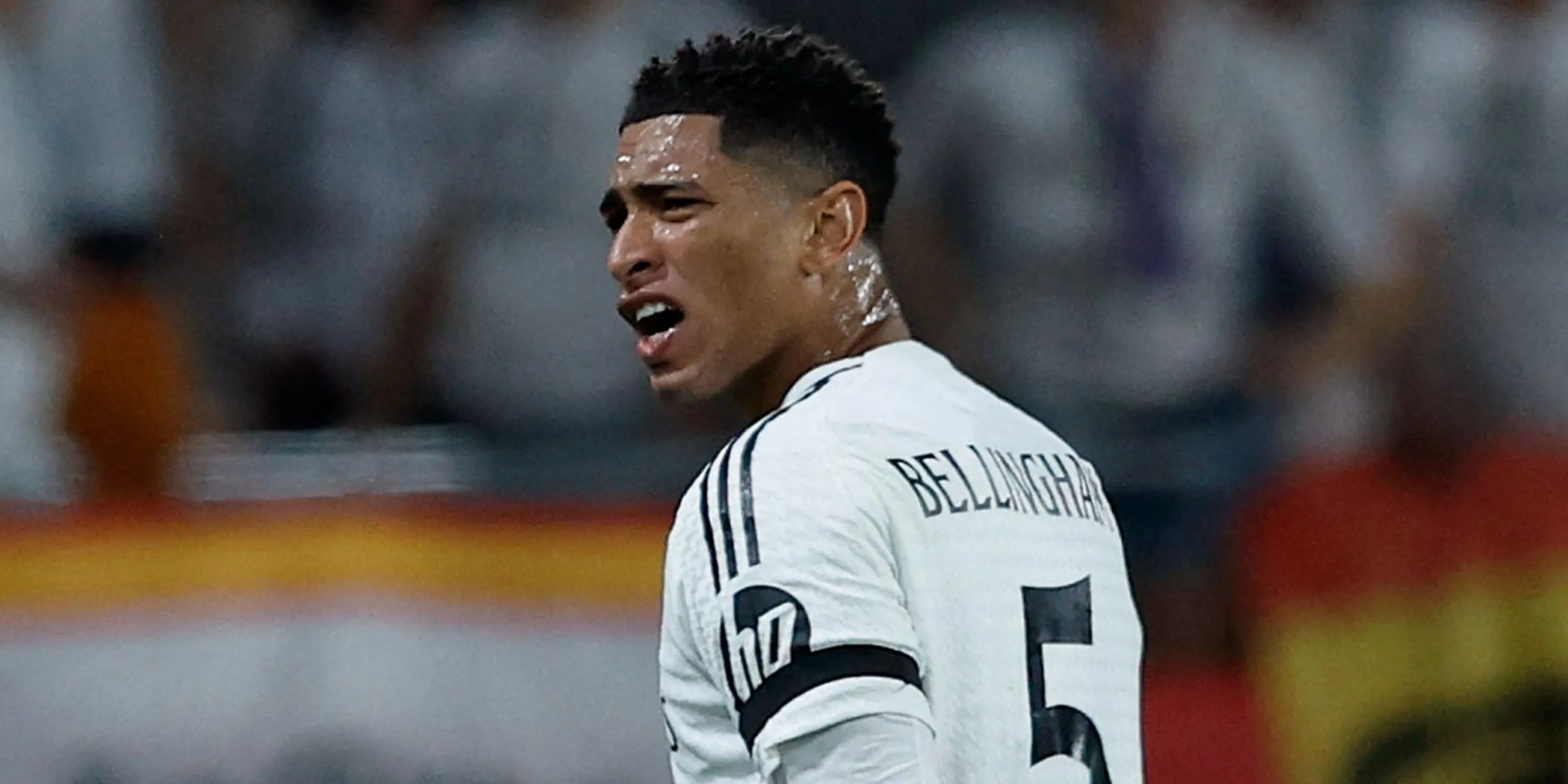 Jude Bellingham tỏ ra tức giận trong trận chung kết Cúp Nhà Vua giữa Real Madrid và Barcelona