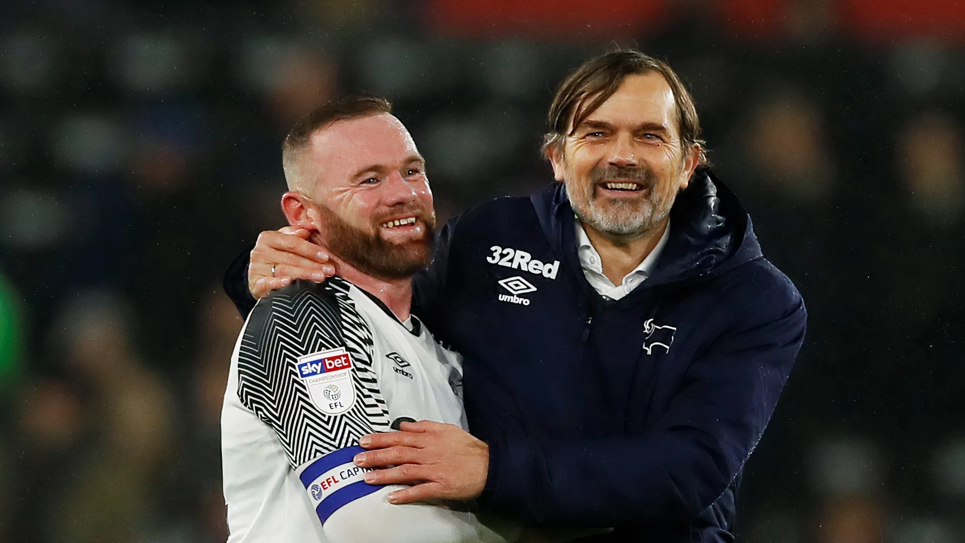 Wayne Rooney chính thức ra mắt Derby County cùng HLV Phillip Cocu