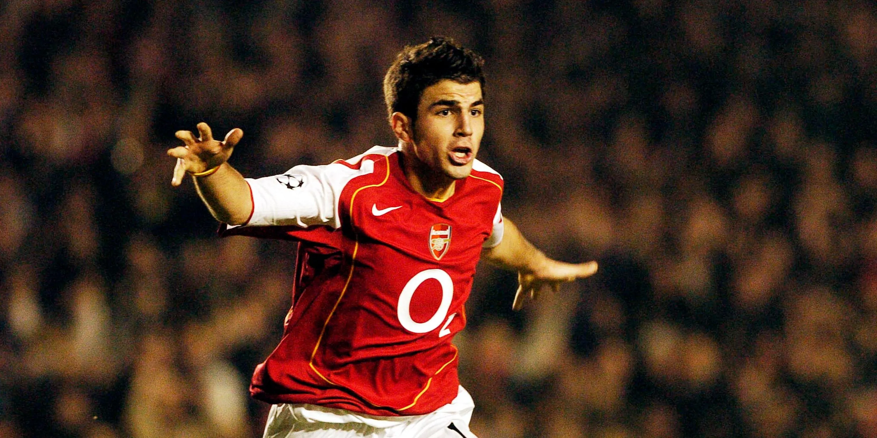 Cesc Fabregas thời trẻ trong màu áo Arsenal