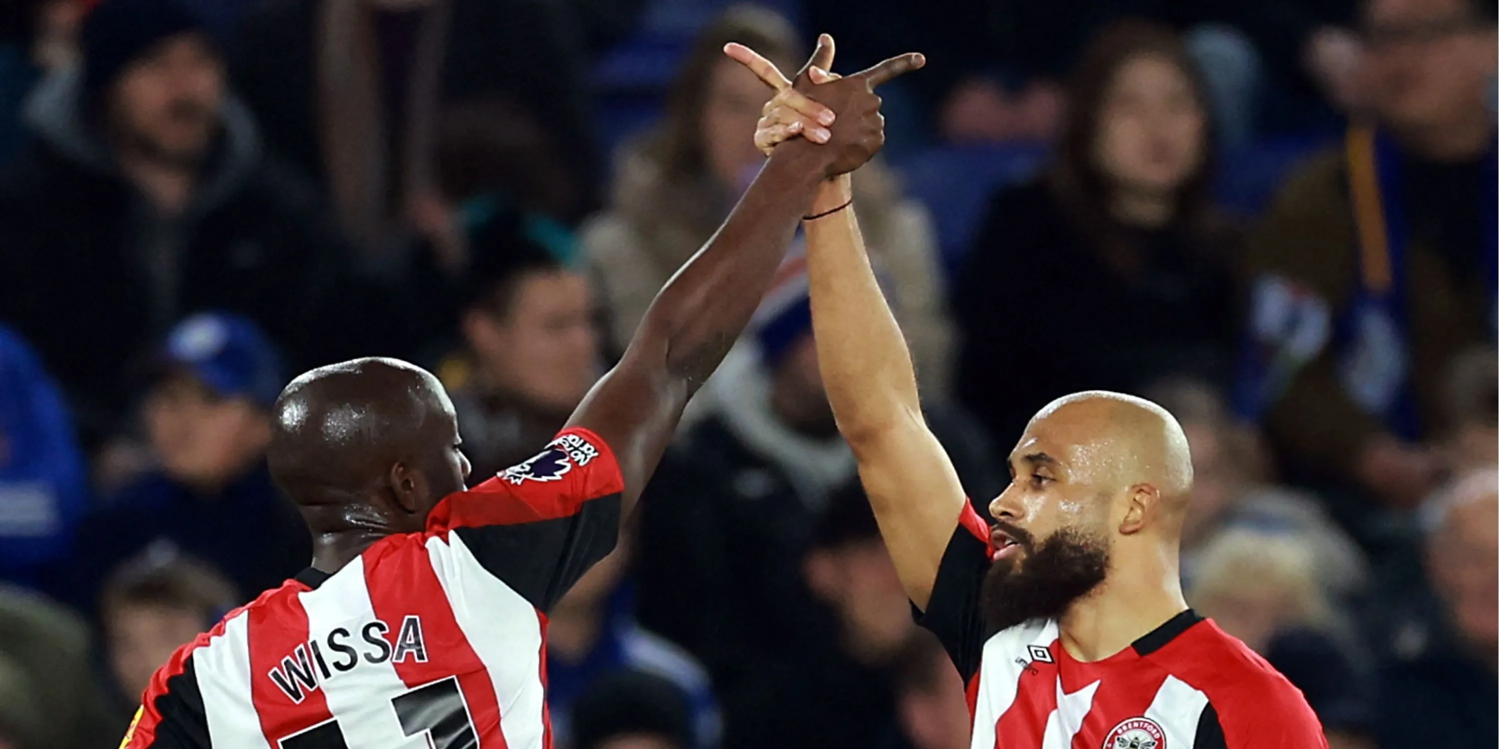 Bryan Mbeumo và Yoane Wissa, bộ đôi tiền đạo của Brentford