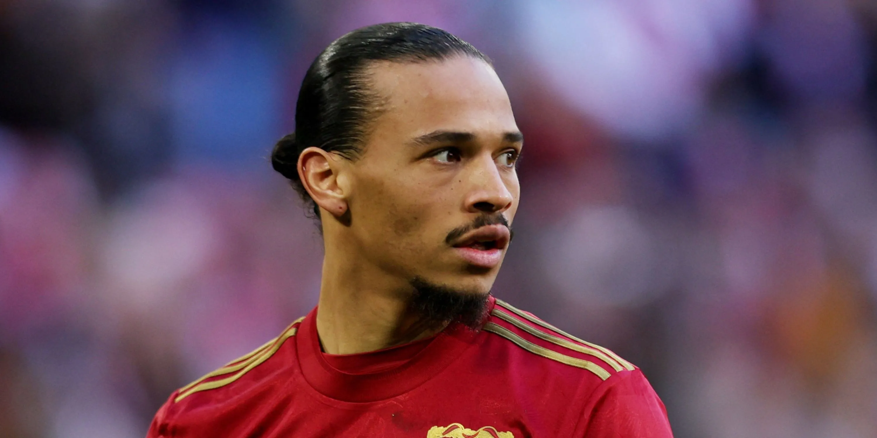 Leroy Sane thi đấu cho Bayern Munich tại Bundesliga, cầu thủ được cho là muốn gia nhập Tottenham sau khi đội bóng giành quyền dự Champions League
