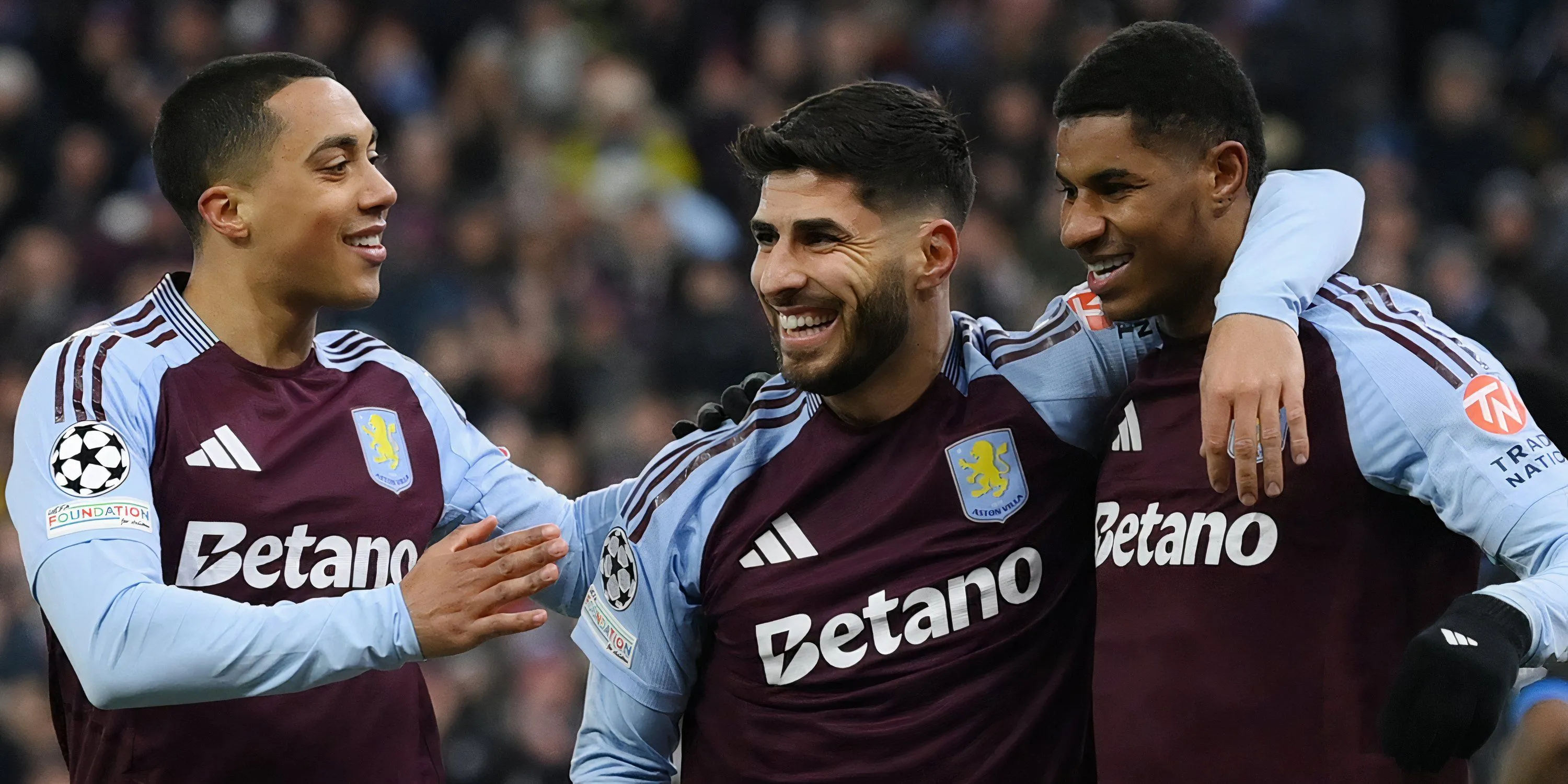 Những cầu thủ tấn công nổi bật của Aston Villa mùa giải 2024-2025 bao gồm Marco Asensio