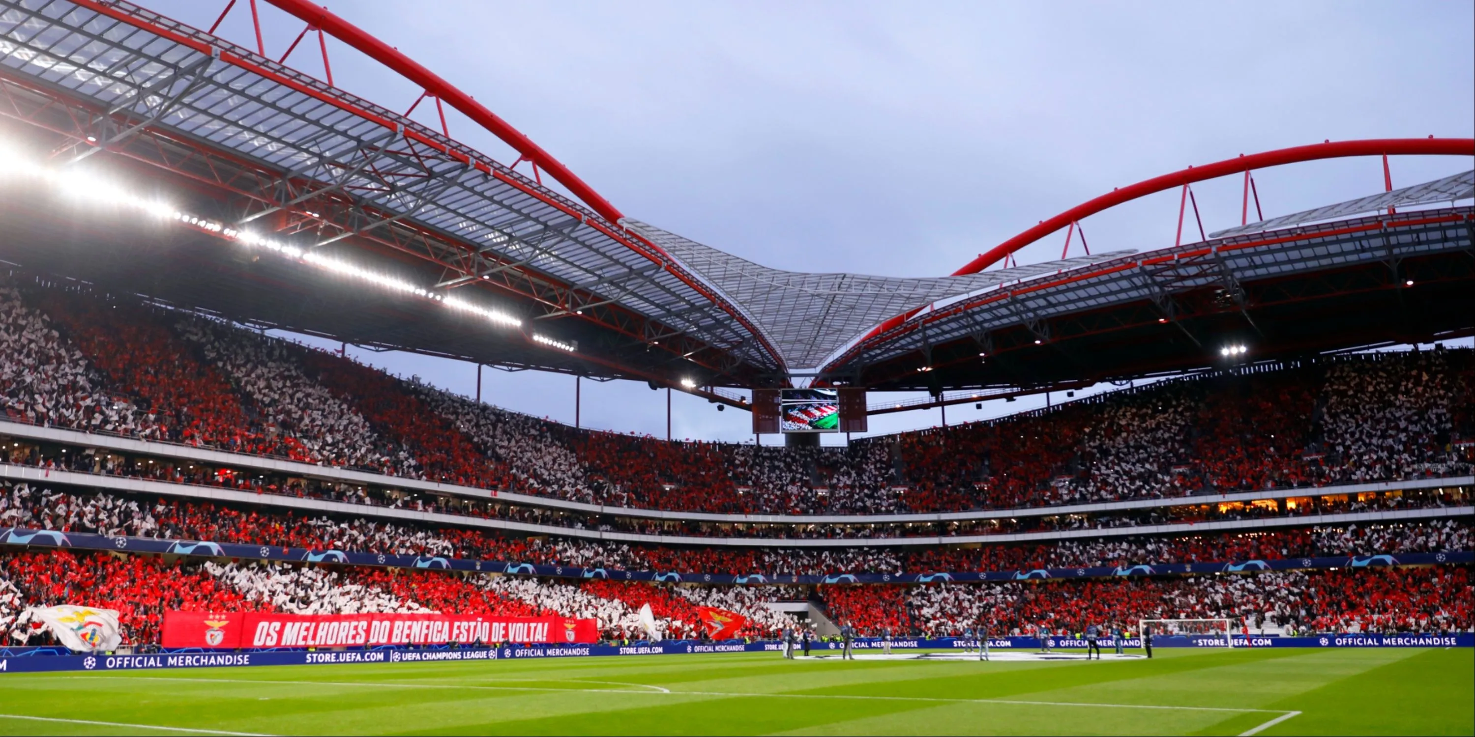 Sân vận động Estadio da Luz của Benfica ở Lisbon, Bồ Đào Nha, nơi diễn ra các trận cầu đỉnh cao