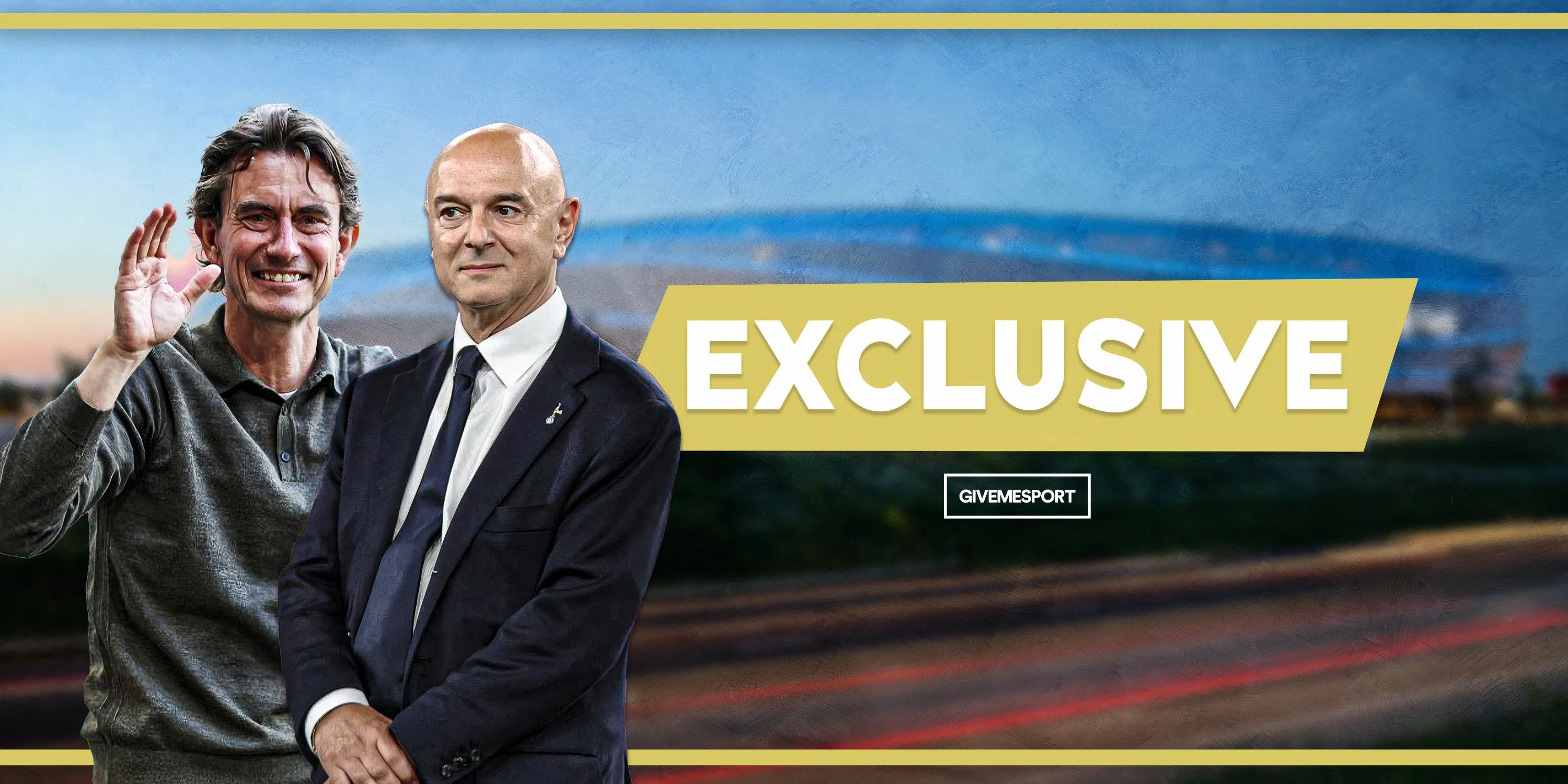 Huấn luyện viên Thomas Frank của Tottenham và chủ tịch Daniel Levy trong bối cảnh thị trường chuyển nhượng sôi động.