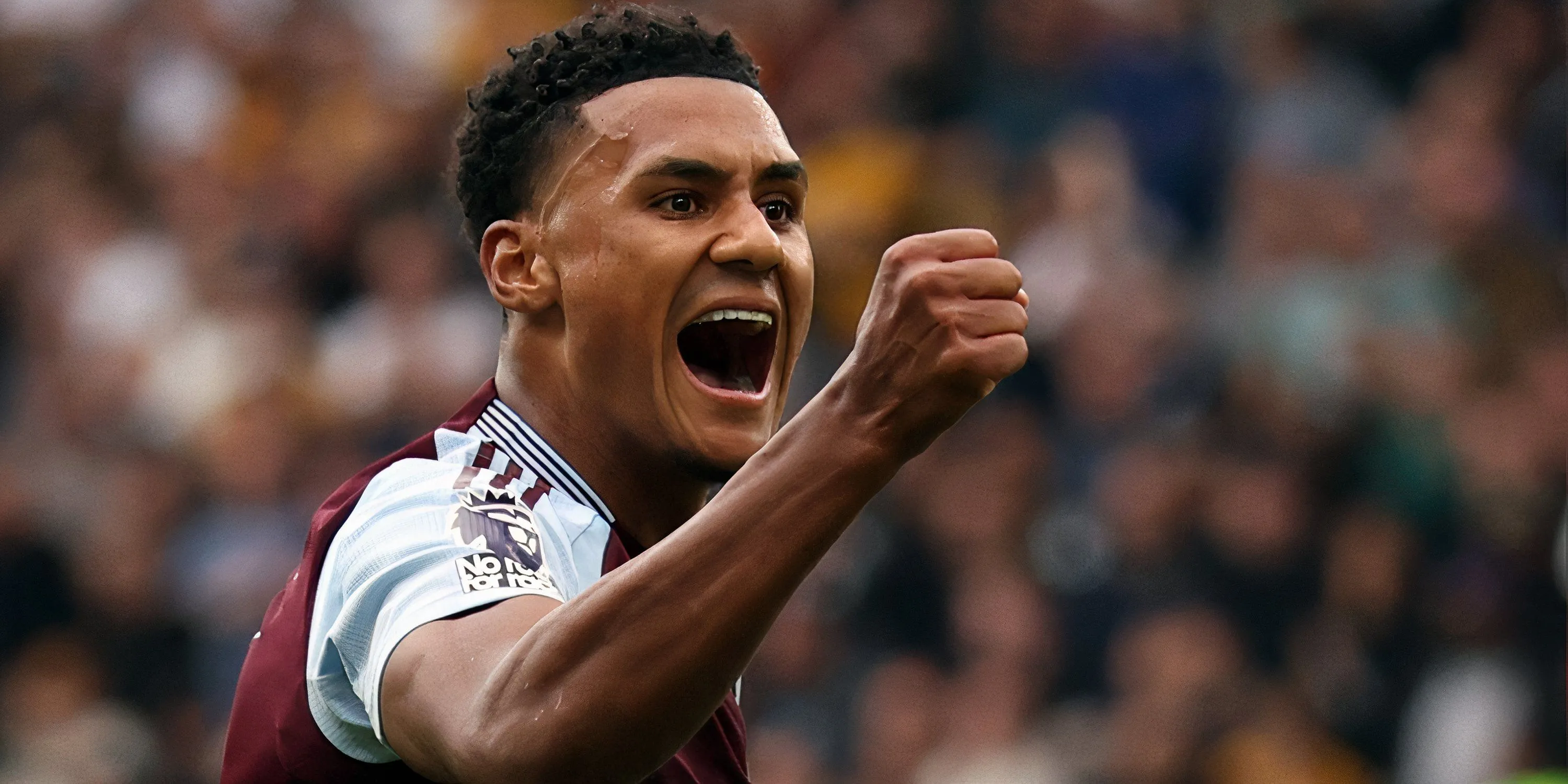 Tiền đạo Ollie Watkins của Aston Villa ăn mừng bàn thắng