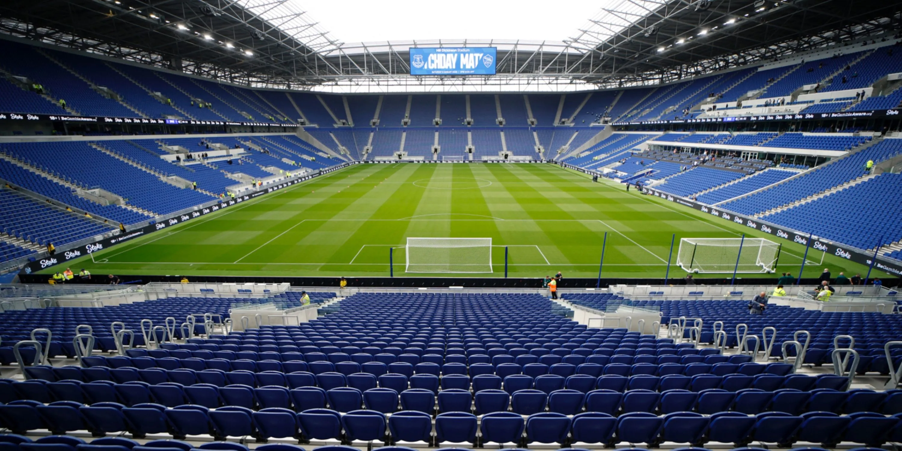 Sân Hill Dickinson - Everton Stadium hiện đại nằm bên bờ sông Mersey