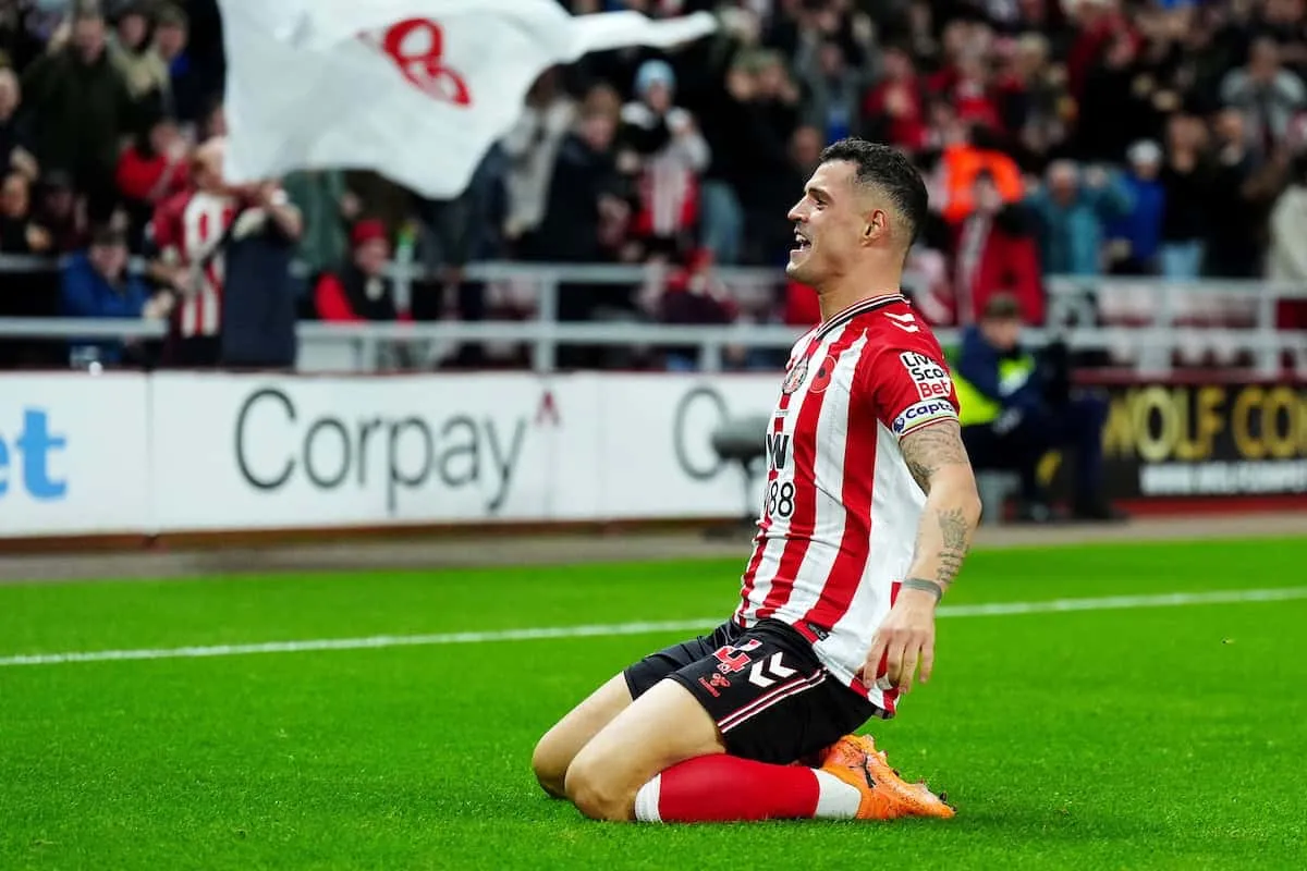 Granit Xhaka - trụ cột hàng tiền vệ Sunderland tại Ngoại hạng Anh